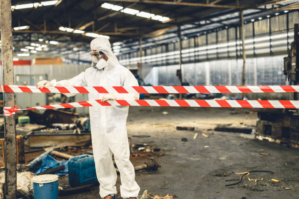 Professional Biohazard technician working in New Suffolk, NY